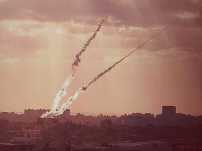 Raketenabschuss aus dem Gazastreifen (Archiv)